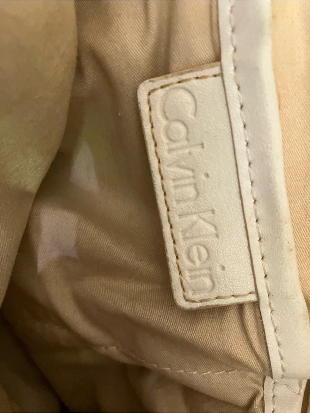 Calvin Klein Beige Shoulder Bag